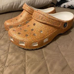 Glittered Crocs